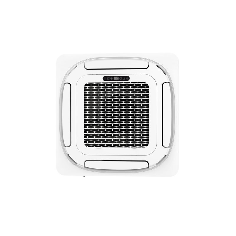 Mini-cassette de plafond 18 000 BTU, climatisation et chauffage sans conduit, flux d'air à 360 ° à 8 voies, 208 / 230V avec ensemble de 25 pi