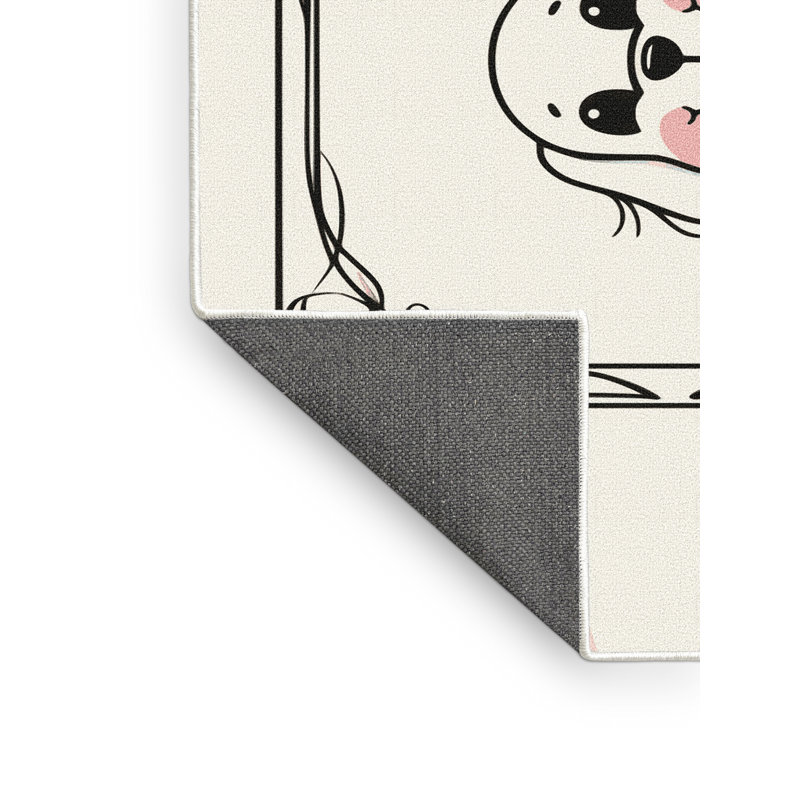 Tapis pour enfants East Urban Home, Rectangulaire 2 pi x 3 pi