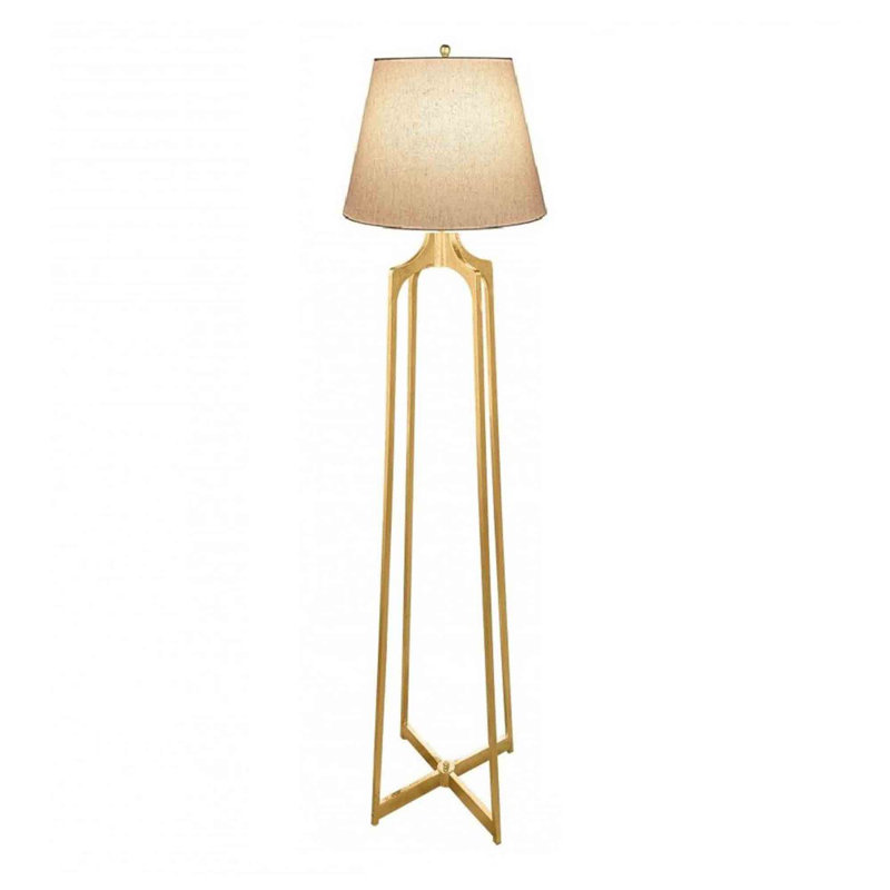 Lampe sur pied Onder, Feuille d’or