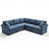 Polyester bleu foncé sélectionné