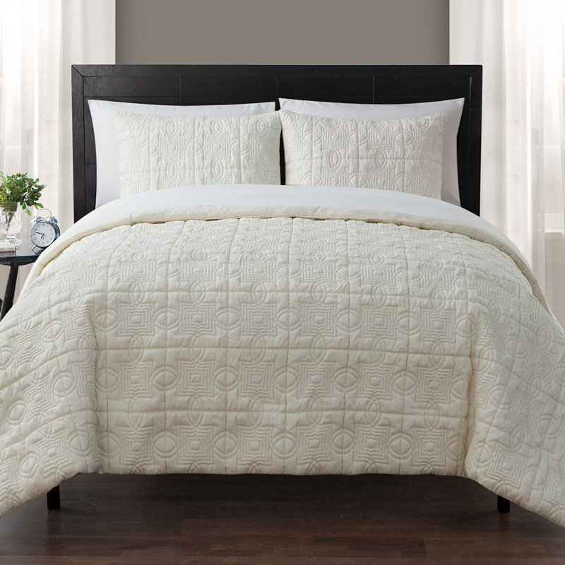 ensemble de confort Glenwood, Double, Ivoire