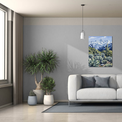 «Mountain Landscape» par Svetlana Aleynikova, art mural sur toile
