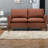Comfortable Leather Sofas, 55.91 In Compact Modern Home Loveseat
