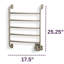 Chauffe-serviettes mural Warmrails Regent-10376807