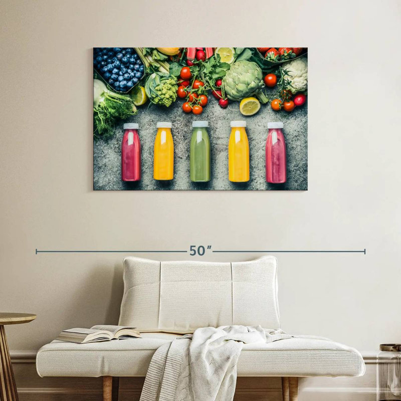 Yarlin Fresh Fruit Juices, 26" H x 39" W