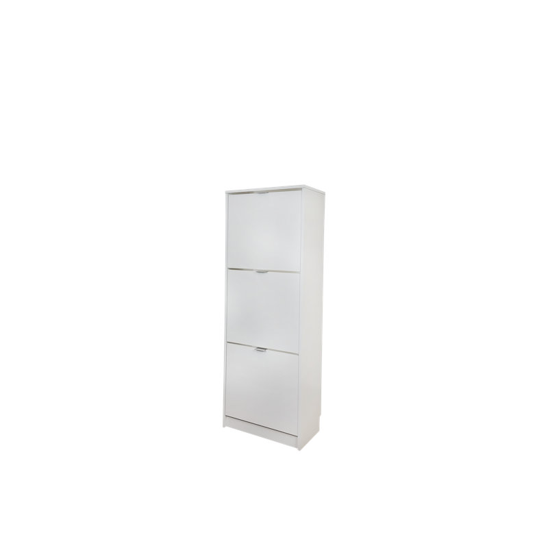 Moon 18 Pair Shoe Storage Cabinet, White