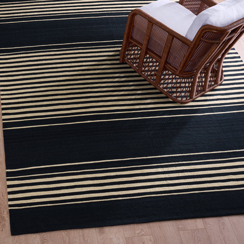 Bluff Wool Striped Area Rug, Rectangle 8' x 10'