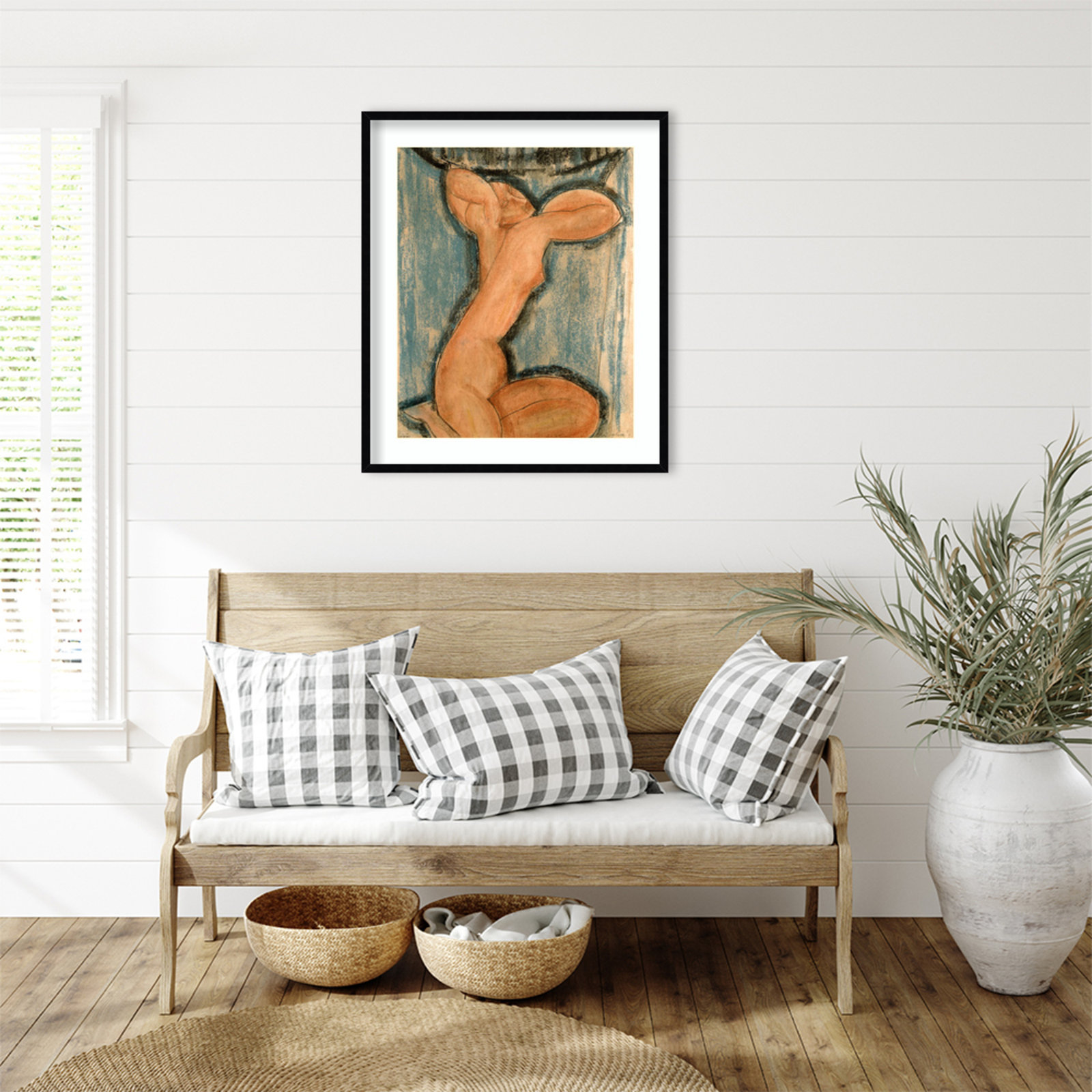 Oakden "Caryatid" Print, Black, 33" H x 28" W