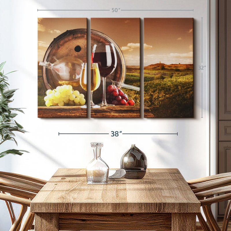" Temecula Wine Vineyard ", 52" H x 32" W