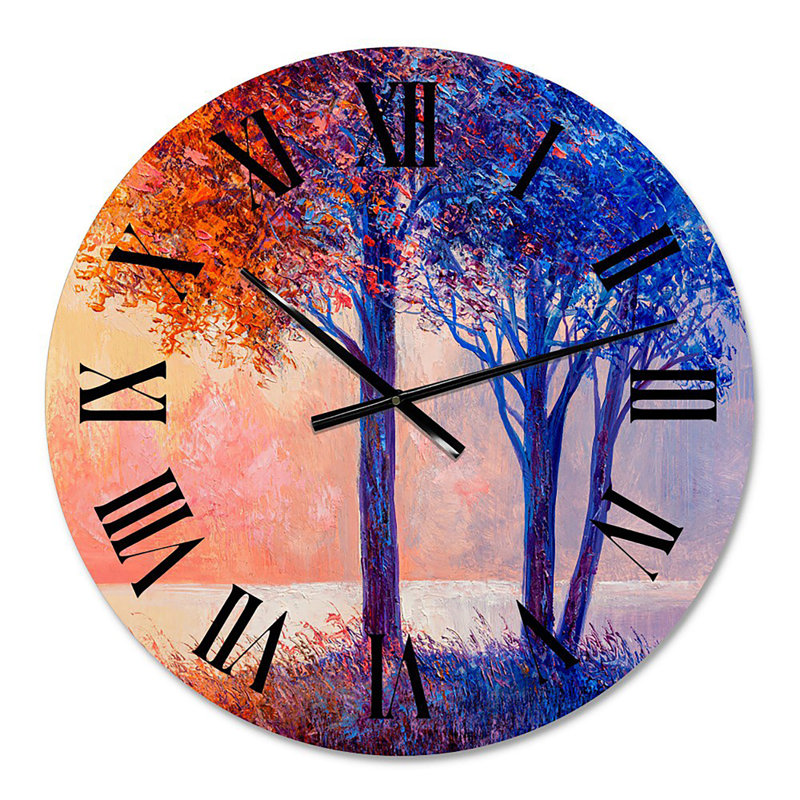 Horloge murale Lake River, Moyenne