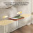 Queen Bed Frame with Adjustable Sliding Side Table