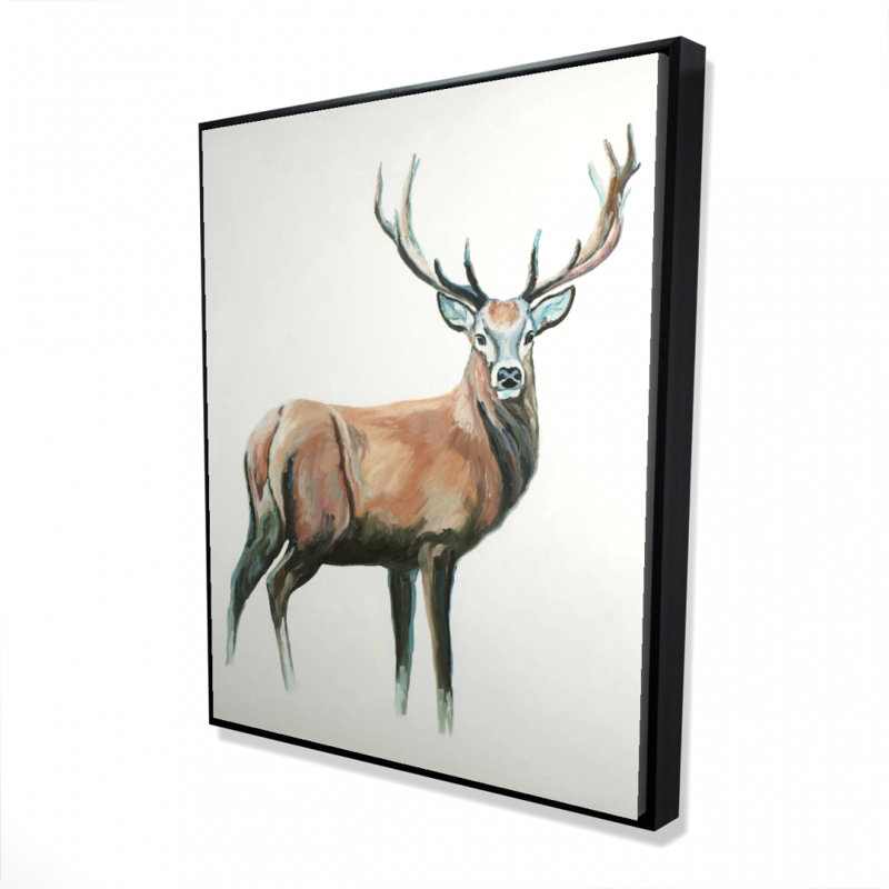 Reproduction de cerf sur toile