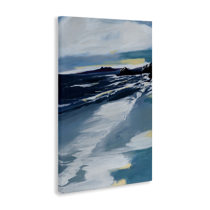 Toile Shoreline At Day Break, design par A. Fitzsimmons, H 24 po x l 16 po