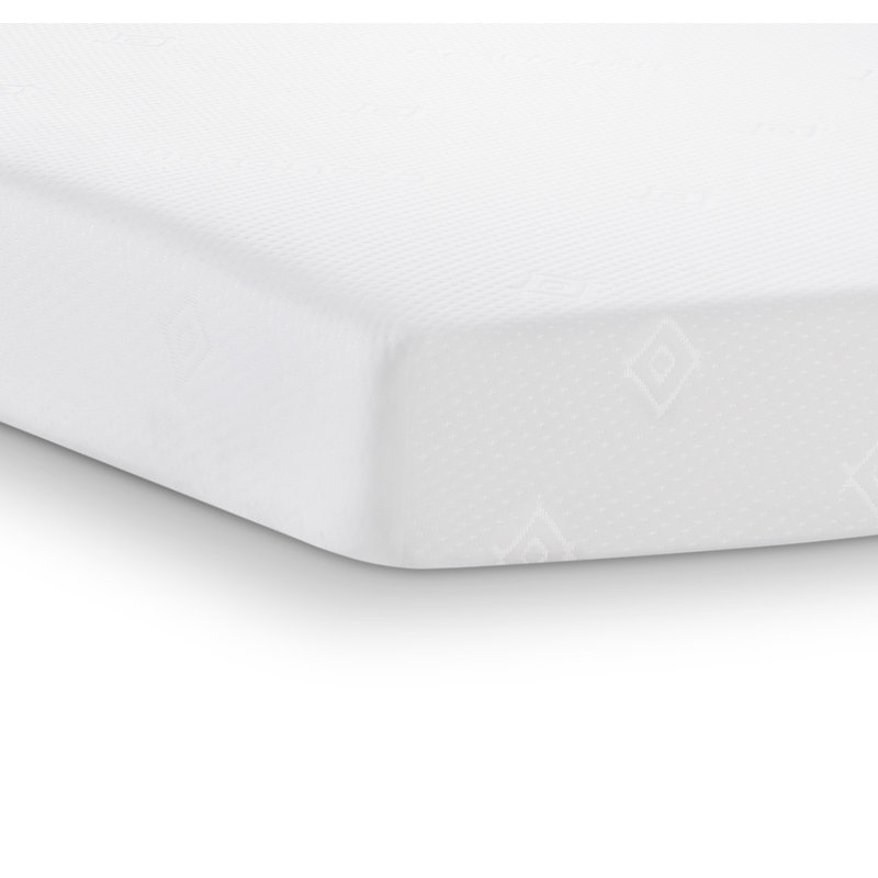 Marienville Metal Bed, Double (4'6), Stone White, No Mattress