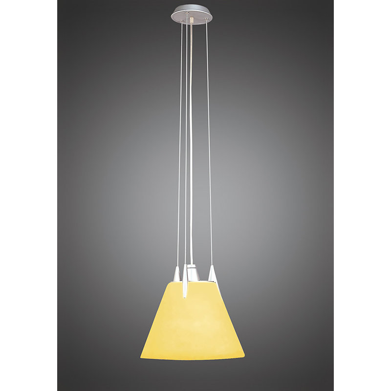 Phaeton 1 - Light Silver Bell Pendant
