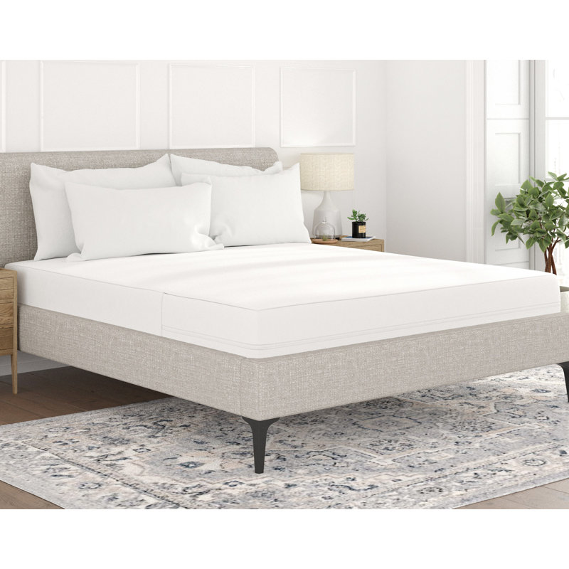 Protège-matelas hypoallergénique anti-éclaboussures de lit avec fermeture à glissière, Grand lit