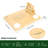 Charcuterie Board Set, Rayon from Bamboo Cheese Board Set with Knives and Utensils