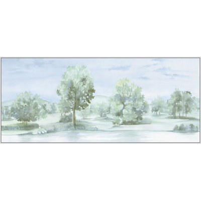 À travers la brume matinale