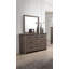 Mobilier de chambre à coucher avec tiroirs en bois à finition naturelle