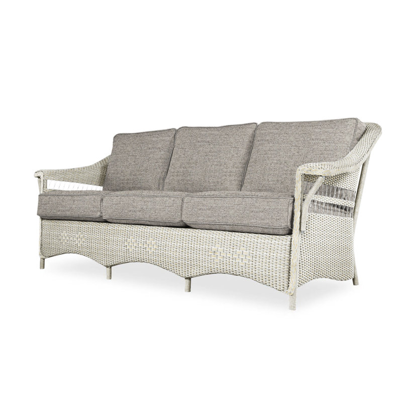 Nantucket Outdoor 3 - Seat Patio Sofa, Demo Stone, Fawn