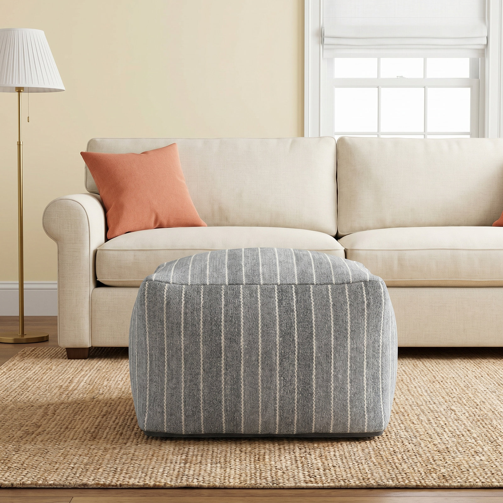 Kat Upholstered Pouf