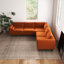 Canapé modulaire Anneleise Burnt-2111417338