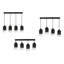 Ellian 4 - Light Black Pendant-134278242