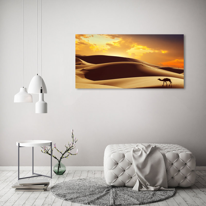 Sahara's Camel - Wrapped Canvas Print