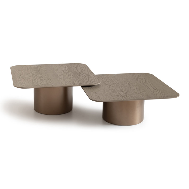 Canberra 5-Piece Living Room Set With Two Sofas, Two Cocktail Tables, And Accent Chair