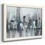 Cityscape In Blues, reproduction d'art sur toile-96271519-96271522