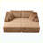 83" Oversized Double Chaise Lounge
