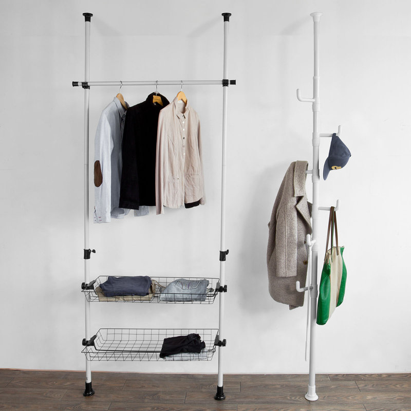 Calliope Plastic Steel Freestanding Coat Rack