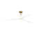 Laiton bruni / blanc mat