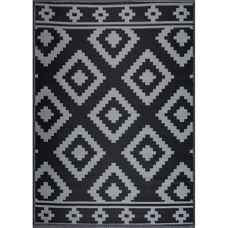 Hulmeville Southwestern Indoor / Outdoor Rug, Rectangle 5' x 7'