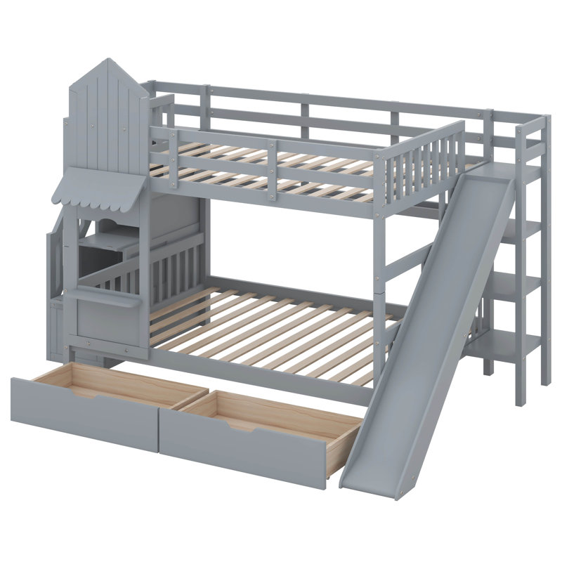 Lit pour enfant Chelchowska, Gris