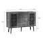 Buffet rétro sculpté avec rangement