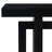 Unique Triple Rectangle Design Console Table With Lower Solid Wood Legs