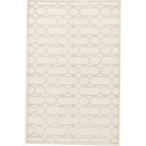 Hand-Knotted High-Quality Ivory Area Rug