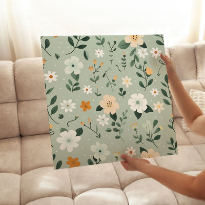 Floral Garden I Cottage Unframed Art Print