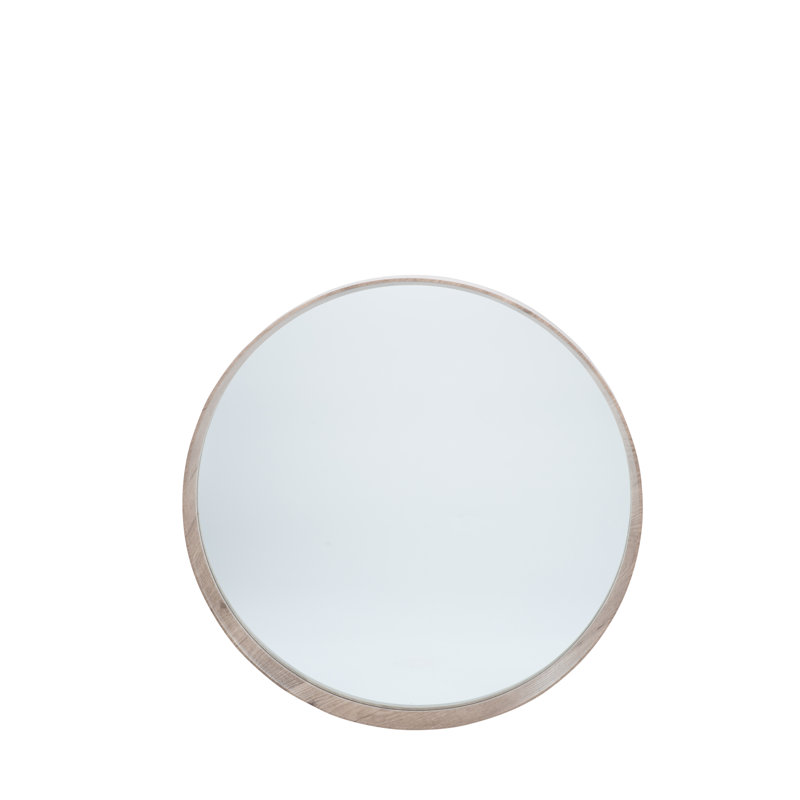 Maderia Wood Flat Wall Mirror