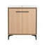 Base de meuble-lavabo 30 po avec lavabo, armoire de rangement avec portes, bois d'ingénierie