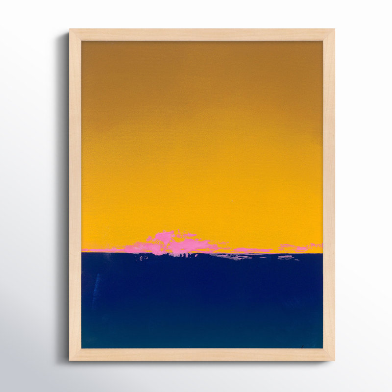 Horizon 1 Print by Lee Lessem, 25" H x 20" W x 1.25" D, Beige