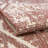 Loreen Geometric Machine Woven Rectangle Polypropylene Indoor / Outdoor Area Rug in Rust Red-1970729294