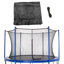 Machrus Upper Bounce Trampoline Enclosure Net, Fits 13' Round Frame, Using 6 Poles (or 3 Arches)