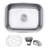 Ruvati Bar Prep Sink Undermount 16 Gauge Stainless Steel-101377954