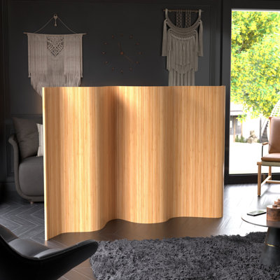 Siena Rolling Bamboo Room Divider