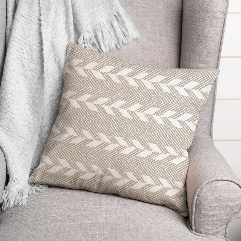 Polyester Throw Square Indoor/Outdoor Pillow Cover & Insert