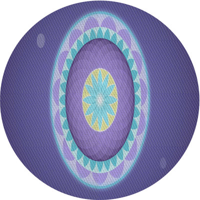 Tapis mauve à métier motorisée