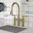Pull Down Kitchen Faucet-121147067