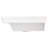 39" Olney White Porcelain Rectangular Wall Bathroom Sink with Overflow